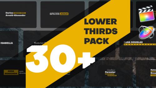 Lower Thirds Pack | FCPX - 49248526