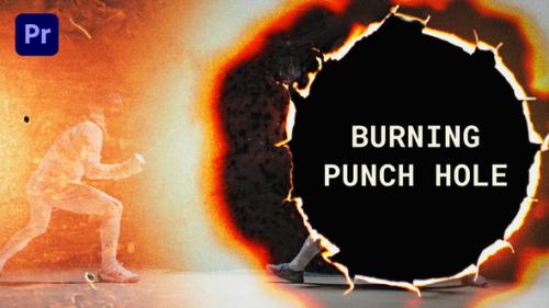 Burning Punch Hole Transitions | Premiere Pro - 50224195