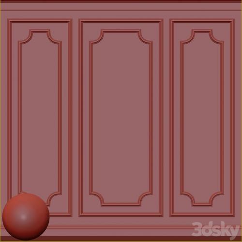 Decorative plaster with molding 65
