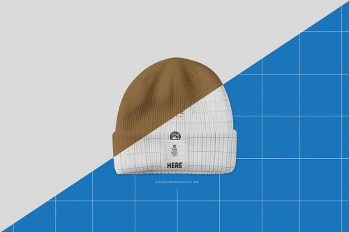 Beanie Hat Mockup
