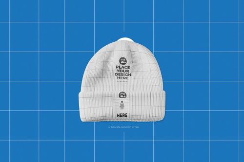 Beanie Hat Mockup