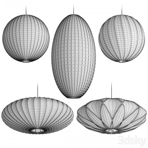 George Nelson Bubble Pendant Lamps