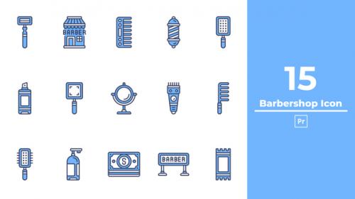 Barbershop Icon Premiere Pro - 50255265