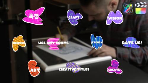 Abstract Creative Titles for FCPX - 50267506