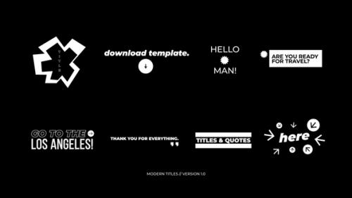 Modern Titles | FCP - 50268064