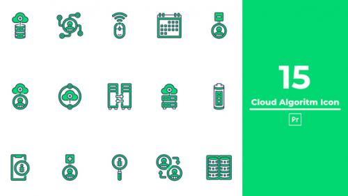 Cloud Algoritm Icon Premiere Pro - 50277548