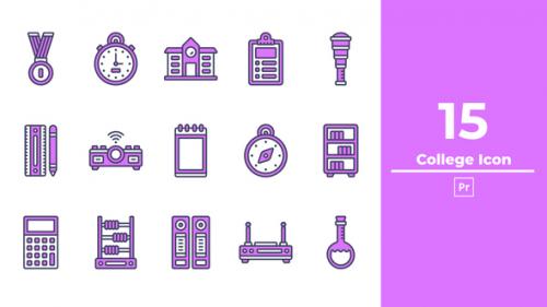 College Icon Premiere Pro - 50277626