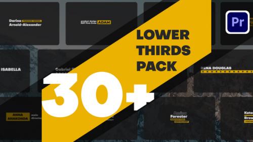 Lower Thirds Pack | Premiere Pro - 49175807