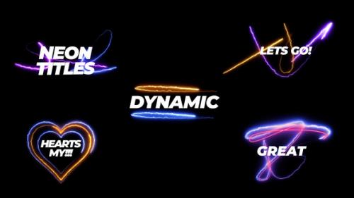 Neon Text Animation - 50195983