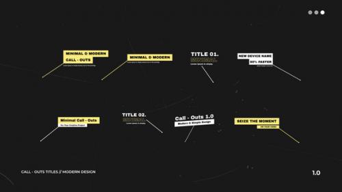 Minimal Call - Outs | DR - 50243155