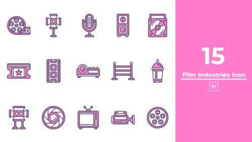 Film Industries Icon Premiere Pro - 50295887