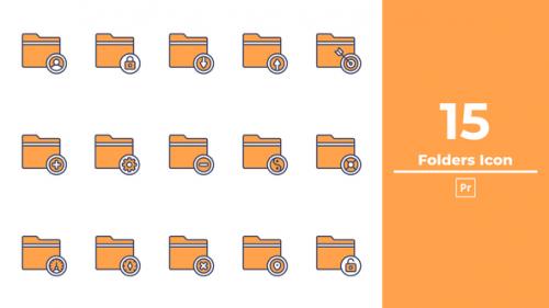 Folders Icon Premiere Pro - 50299766