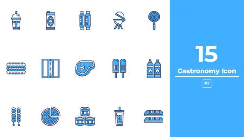 Gastronomy Icon Premiere Pro - 50299970