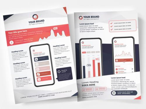 Mobile App Information Poster Template - 378169574