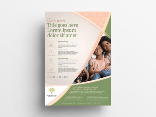 Simple Poster Flyer for Non Profit Charity Services - 378169595
