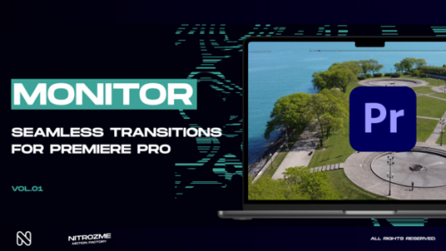 Monitor Transitions Vol. 01 for Premiere Pro - 50301493