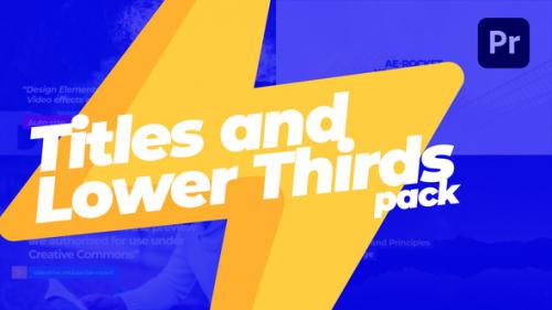 Titles and Lower Thirds - mogrt - 22081797