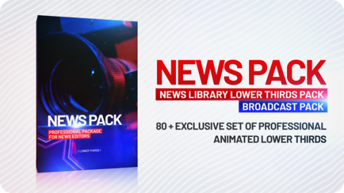 News Pack Lower Thirds Mogrt - 30269487