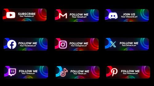 Social Lower Thirds - 50289345