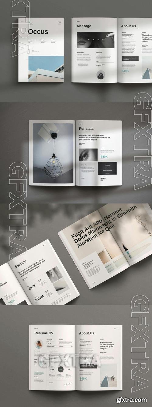 Occus Magazine Template X7UKLTT Occus Magazine Template X7UKLTT