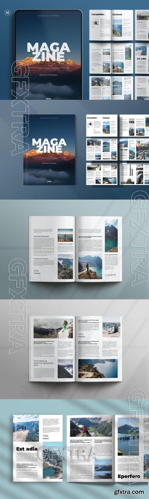Minimal Magazine Template UCLYA84 Minimal Magazine Template UCLYA84