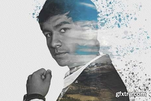 Portrait Watercolor Editable Effect Portrait Watercolor Editable Effect