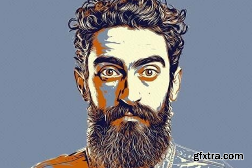 Portrait Watercolor Editable Effect Portrait Watercolor Editable Effect