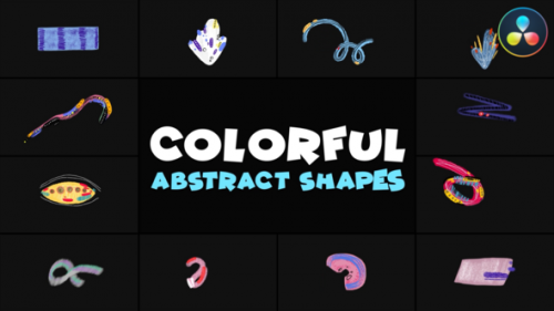 Colorful Abstract Shapes | DaVinci Resolve - 50310690