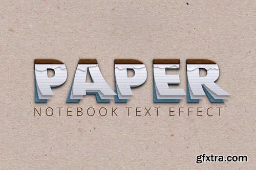 Notebook Text Effect WNFR5YW Notebook Text Effect WNFR5YW