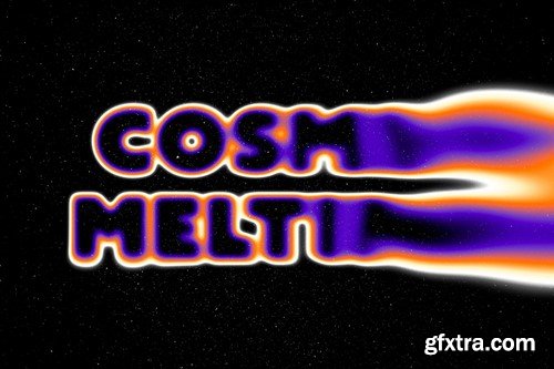 Vivid Melting Text Effect M2YFGLB Vivid Melting Text Effect M2YFGLB