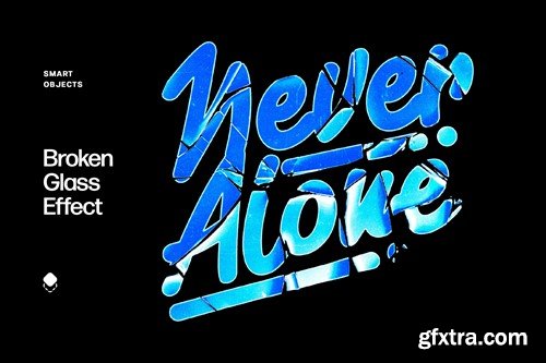 Broken Glass Text & Logo Effect 9MQX78A Broken Glass Text & Logo Effect 9MQX78A