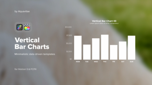 Minimalistic Vertical Bar Charts for FCPX & Motion - 50313173