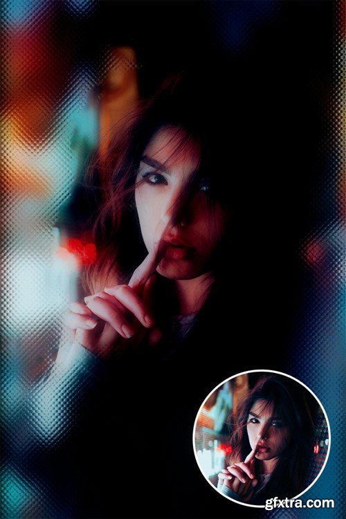 Foggy Glass Effect EH3SD9W Foggy Glass Effect EH3SD9W