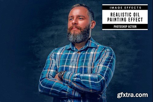 Realistic Oil Painting Effect KJG3X4K Realistic Oil Painting Effect KJG3X4K