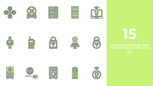 Internet Of Things Icon Premiere Pro - 50317506