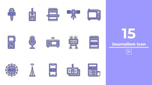 Journalism Icon Premiere Pro - 50317751
