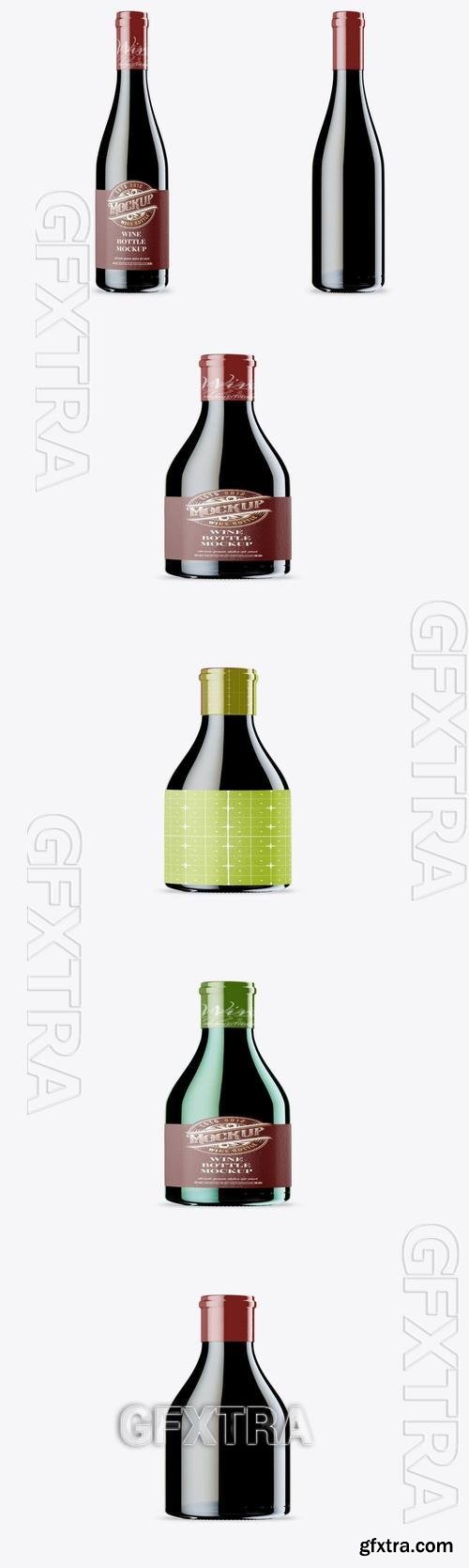 Red Wine Bottle Mockup RKUAZR4 Red Wine Bottle Mockup RKUAZR4