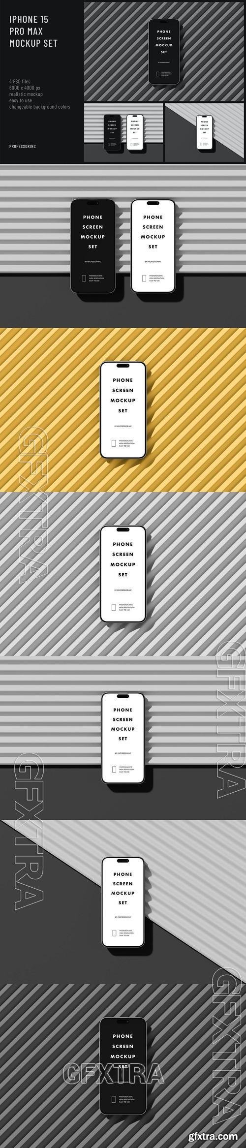 iPhone Mockup Set XWNM55C iPhone Mockup Set XWNM55C