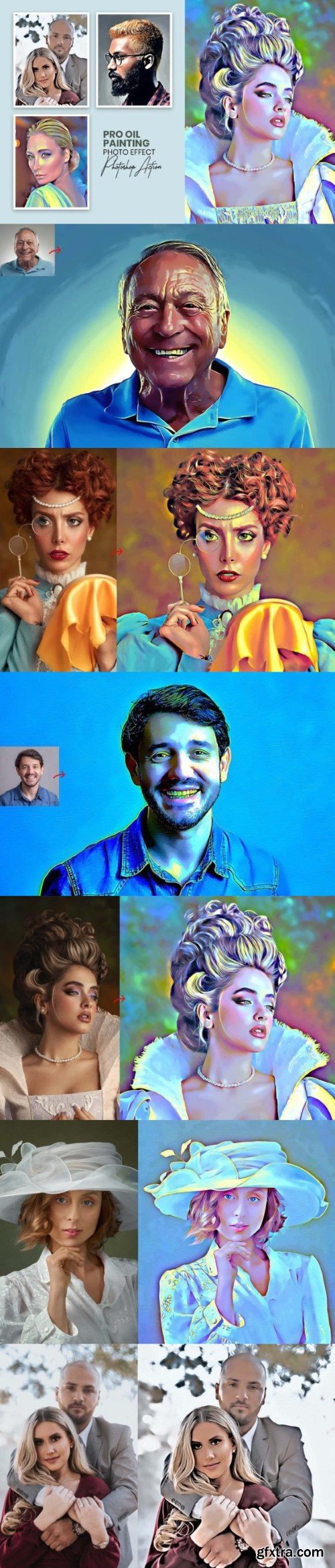 Pro Oil Painting Photoshop Action