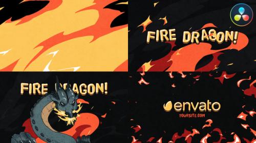 Fire Dragon Logo for DaVinci Resolve - 50345546