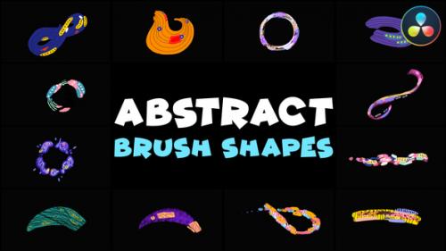 Brush Abstract Colorful Shapes | DaVinci Resolve - 50345727