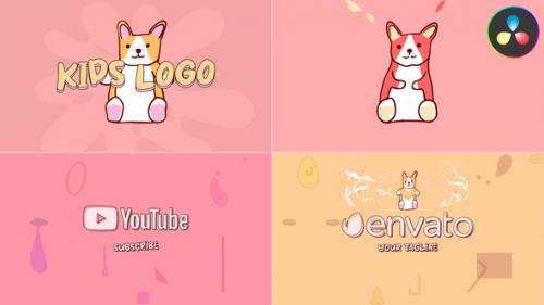 Kids Cartoon Logo for DaVinci Resolve - 50345764