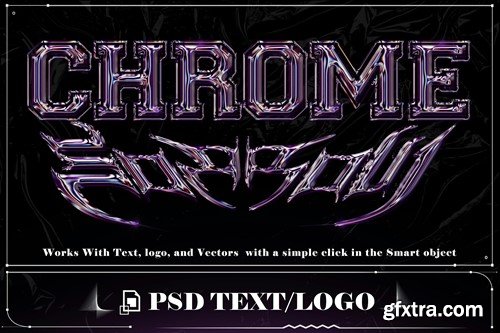 Iridescent Y2K Cyber Chrome Text Effect Photoshop G7E57G5 Iridescent Y2K Cyber Chrome Text Effect Photoshop G7E57G5