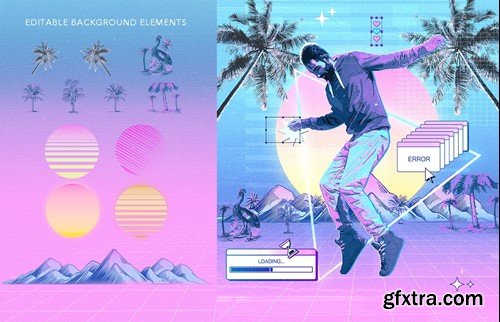 Y2K Retro Style Photo effect TQVJ8PJ Y2K Retro Style Photo effect TQVJ8PJ