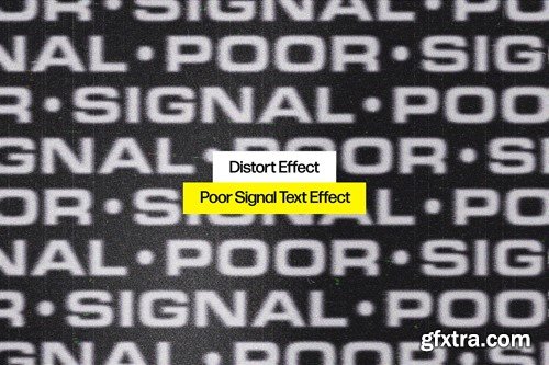 Poor Signal Text Effect UJYSDE8 Poor Signal Text Effect UJYSDE8