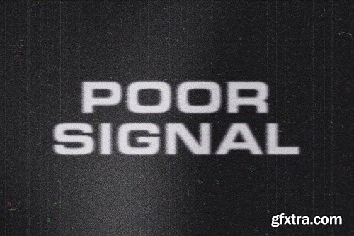 Poor Signal Text Effect UJYSDE8 Poor Signal Text Effect UJYSDE8