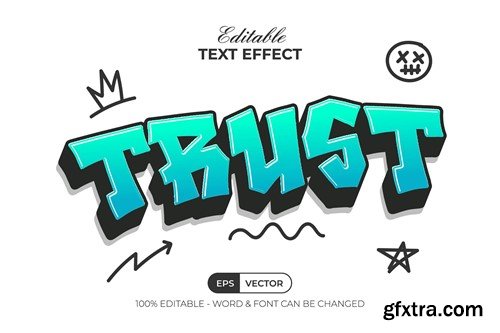 Trust Text Effect Graffiti Style 3GY9PQF Trust Text Effect Graffiti Style 3GY9PQF