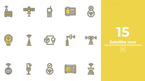 Satellite Icon Premiere Pro - 50370359