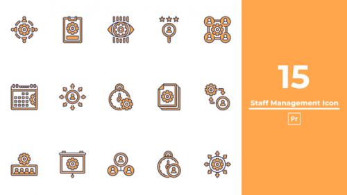 Staff Management Icon Premiere Pro - 50373282