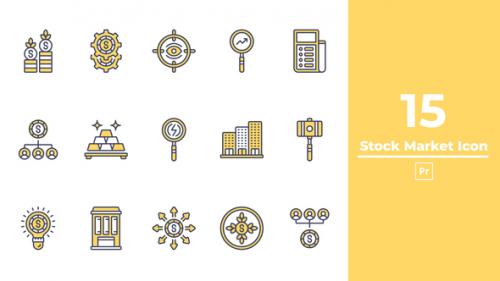 Stock Market Icon Premiere Pro - 50373314